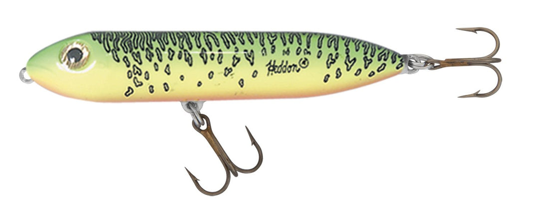 Heddon Super Spook Jr Angelköder Flourescent Green Craw, Flourescent Green Craw