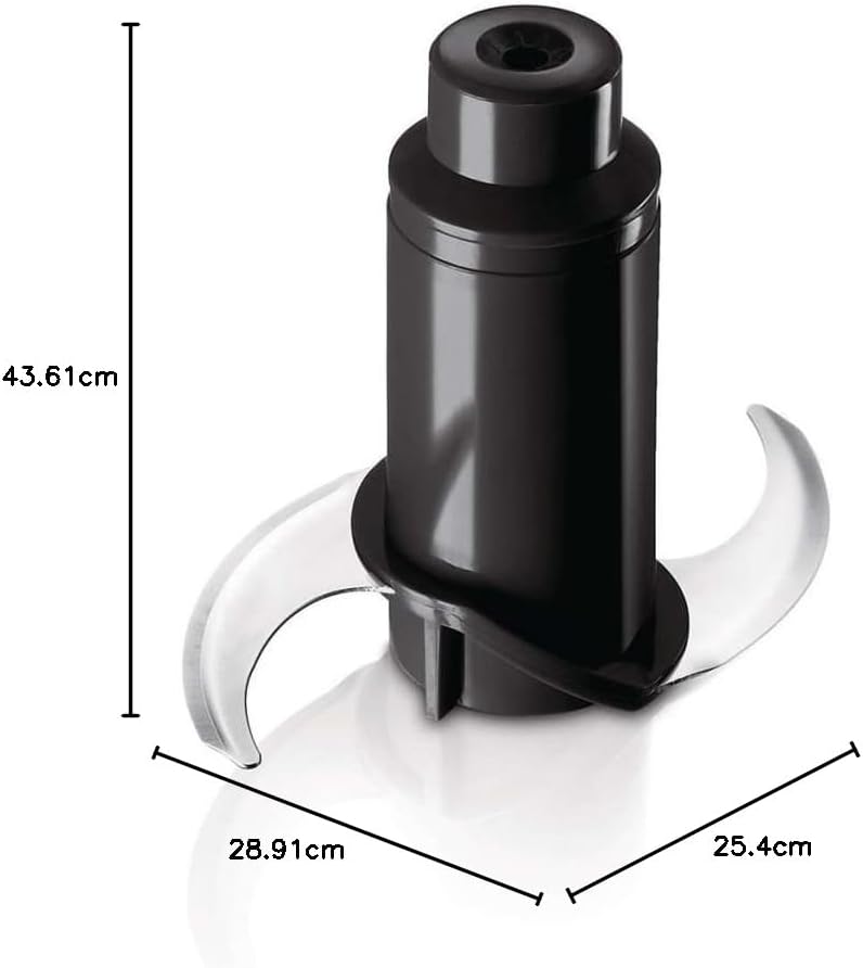 Philips Domestic Appliances HR7778/00 Küchenmaschine, Stainless Steel, 37 cm l x 56.5 cm w x 57.5 cm