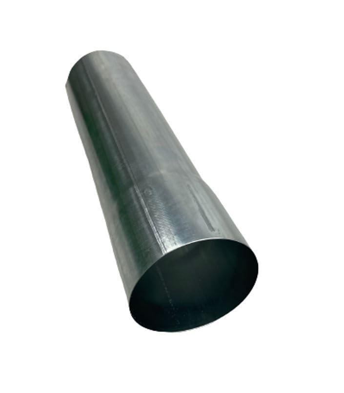1 m langes Fallrohr Regenrohr Durchmesser 60 mm Titanzink