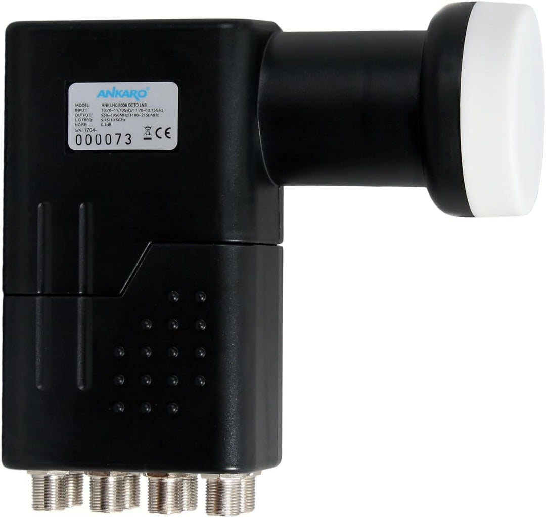Ankaro LNC 8008 Octo Premium mit ausziehbaren Wetterschutz, LTE protectet, 3D, 4K und UHD Ready ANK