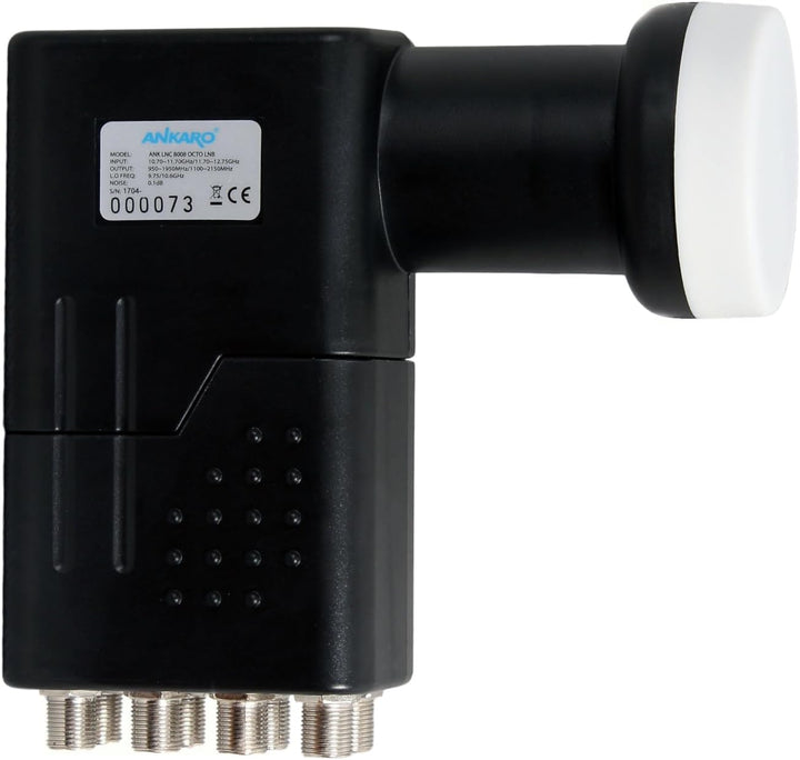 Ankaro LNC 8008 Octo Premium mit ausziehbaren Wetterschutz, LTE protectet, 3D, 4K und UHD Ready ANK