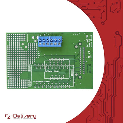 AZDelivery AZ-Touch MOD Smart Home Wandgehäuseset mit 2,4 Zoll TFT LCD Touchscreen, SPI-Touch-Contro