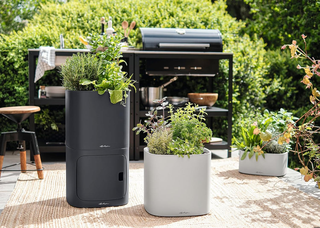 LECHUZA PILA Color Planter schiefergrau 15906 35x35x33 cm Schiefergrau, 35x35x33 cm Schiefergrau