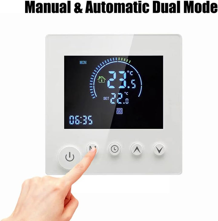 Ejoyous Thermostat Fussbodenheizung, Thermostat Heizung Smart Digital Raumthermostat Wandthermostat