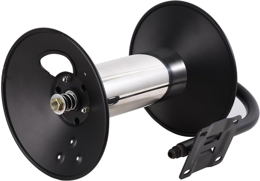 Hochdruck Schlauchrolle 4000 PSI, manuelle Schlauchtrommel Wandmontage | Robuste Edelstahl Schlaucht
