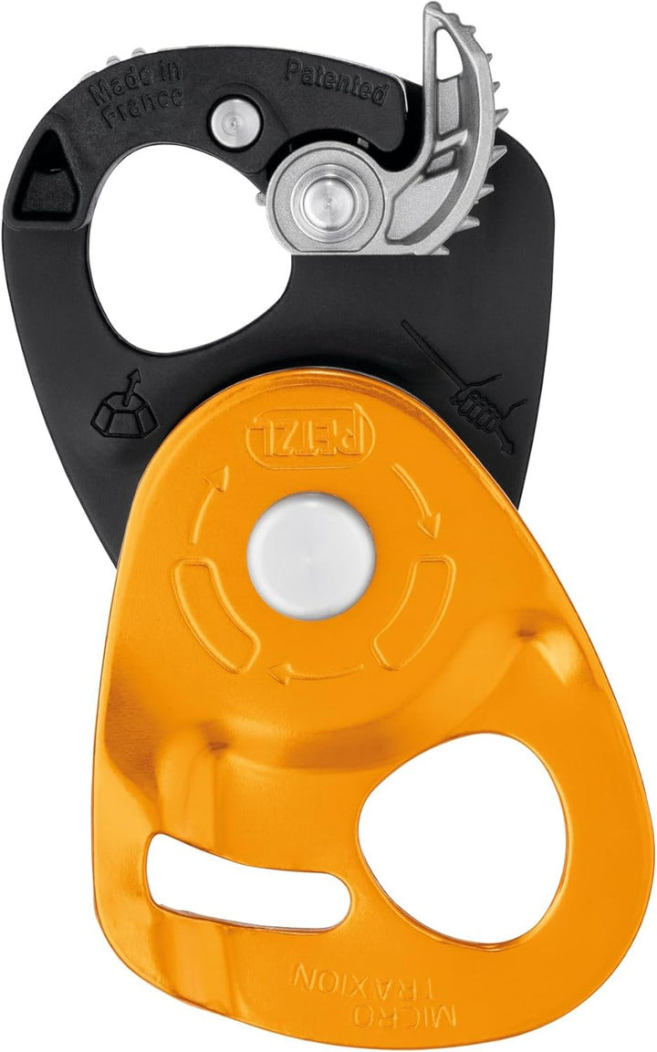 PETZL - Rolle MICRO TRAXION Orange Single, Orange Single