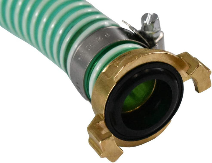 1 Zoll Saugschlauch Druckschlauch 25mm Innendurchmesser mit Saugkorb, Rückschlagventil + Schnellkupp