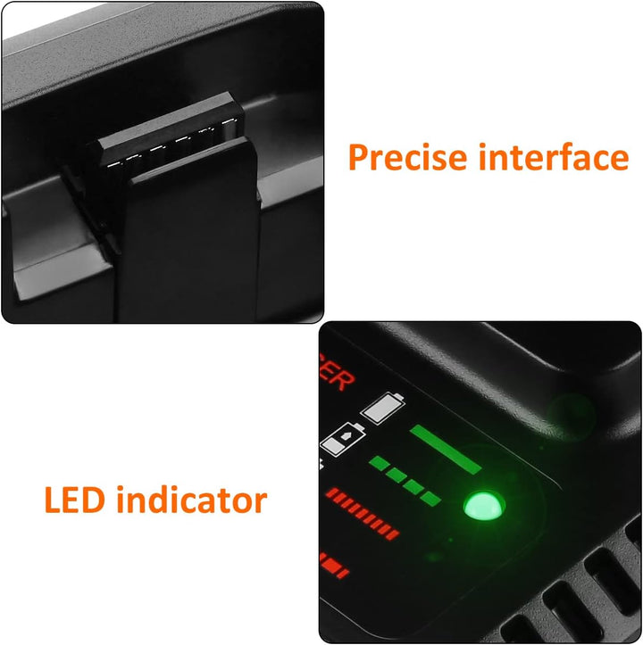 Energup 36V Ersatzladegerät für Black und Decker Ladegerät 36V LCS36 LCS40 Kompatibel mit Black Deck