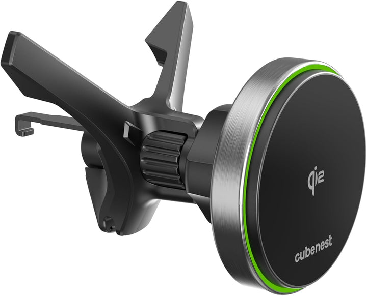 Cubenest Handy Halterung Auto mit Ladefunktion | Kompatibel mit Allen MagSafe-Autoladegeräten (CNSQ1