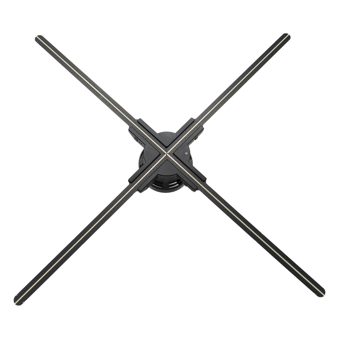 65CM 3D Hologramm Projektor mit WiFi und Bluetooth,3D Hologramm Fan mit 768 LEDs und 2500 cd/m² und