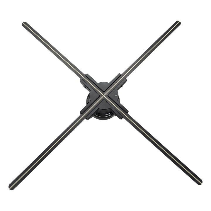65CM 3D Hologramm Projektor mit WiFi und Bluetooth,3D Hologramm Fan mit 768 LEDs und 2500 cd/m² und