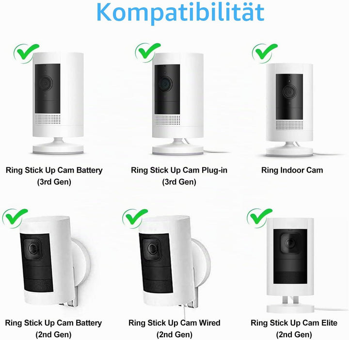 HOLACA Wandhalterung Kompatibel mit Rin g Stick Up Cam(Pro)/Outdoor Camera Plus und Eufy &amp; Arl o Kam