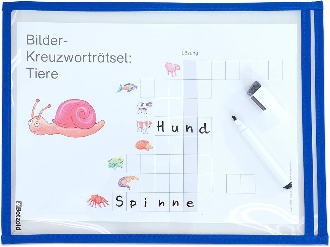 Betzold - Lerntaschen für DIN A4 - Lückentexte Schreibübungen