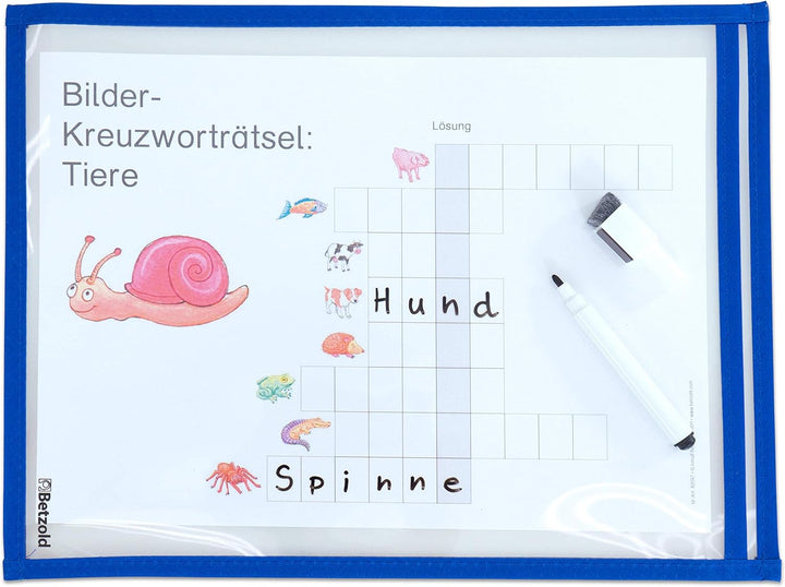 Betzold - Lerntaschen für DIN A4 - Lückentexte Schreibübungen