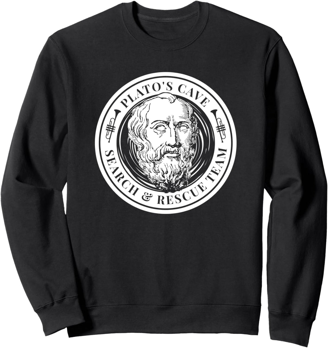 Plato's Cave Ancient Greek Philosophy Plato Sweatshirt