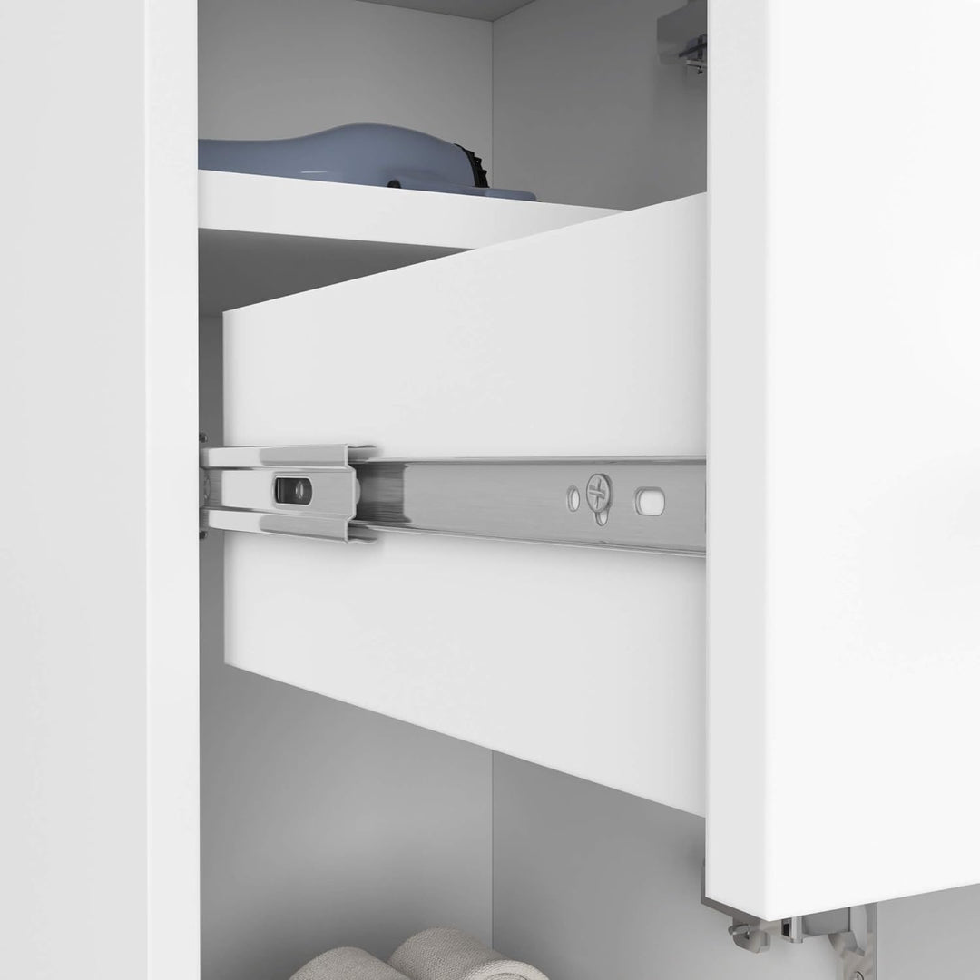 AKORD Badezimmerschrank schränke | Badezimmer kommode | FIN 85 2D1SZ, 2 Türen und 1 Schublade, B30 x