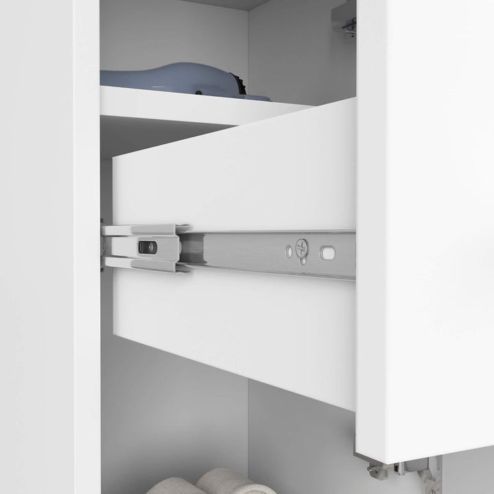 AKORD Badezimmerschrank schränke | Badezimmer kommode | FIN 85 2D1SZ, 2 Türen und 1 Schublade, B30 x