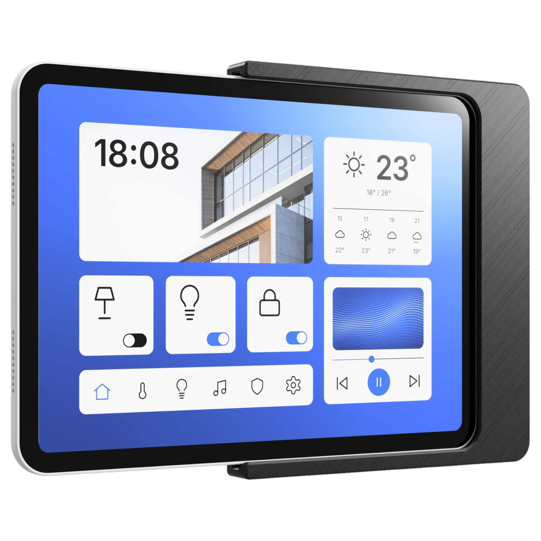 Tablet Wandhalterung für Samsung Galaxy Tab S9 (11 Zoll) - Passgenauer &amp; Flacher Slide-in Halter für