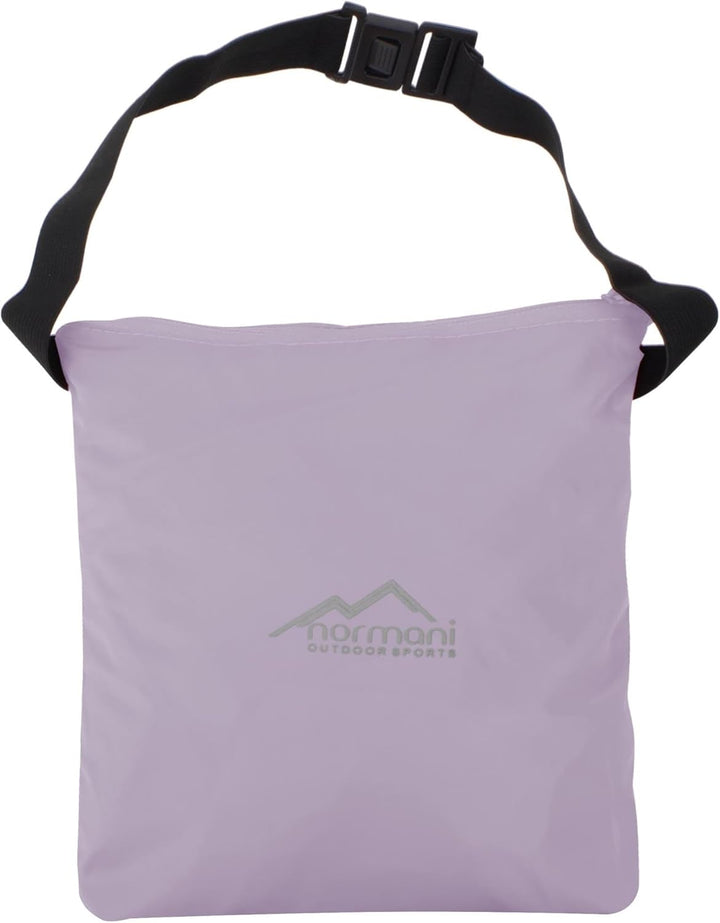 normani Unisex Regenponcho EXTRA Lang mit Ärmeln und Brusttasche für Damen und Herren - Brusttasche