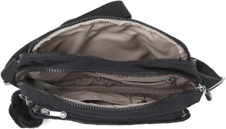 Kipling Unisex-Adult Abanu M Crossbody, Grau Gris, 24x17x9 cm (B x H x T) Grey Gris, Grey Gris