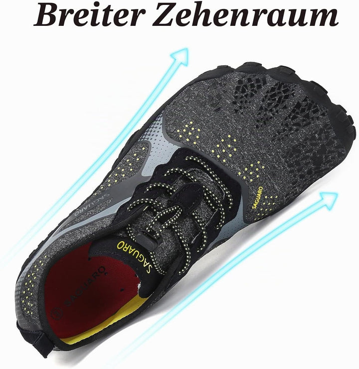 SAGUARO Unisex Barfussschuhe Traillaufschuhe Schnell Trocknend Wassersportschuhe, Gr. 36-47 37 EU Me