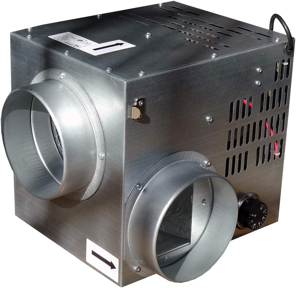 Kaminventilator Dalap FN 150 mit Thermostat, 1-Phasen-Motor & Kugellager