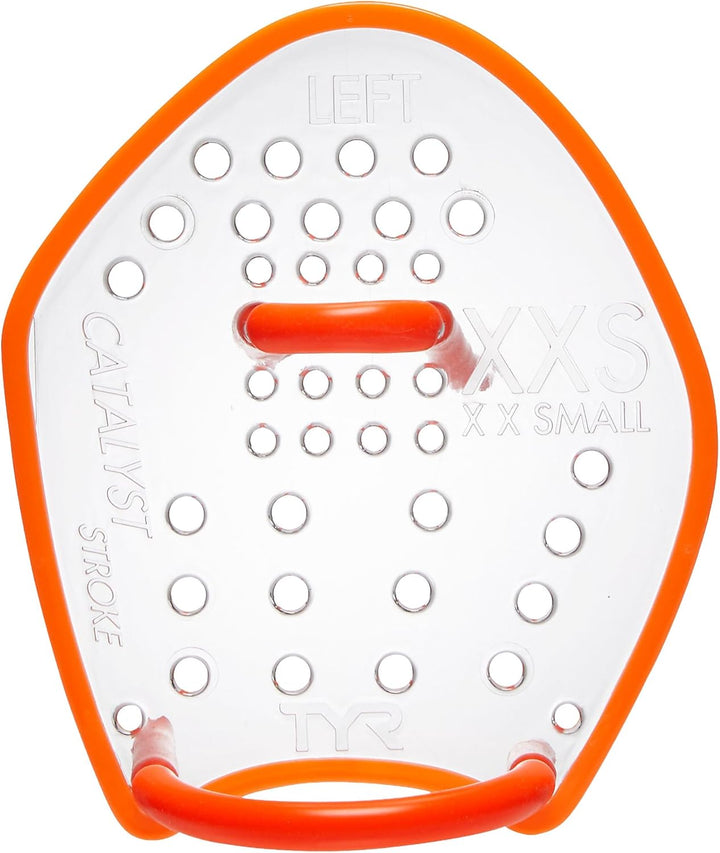 TYR Catalyst Stroke Training Paddles Reifen-Trainingspaddel XXS Fluorescent Orange, XXS Fluorescent