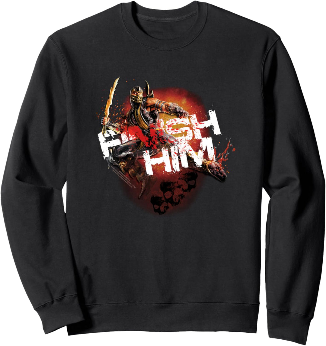 Mortal Kombat 9 Finish Him Sweatshirt