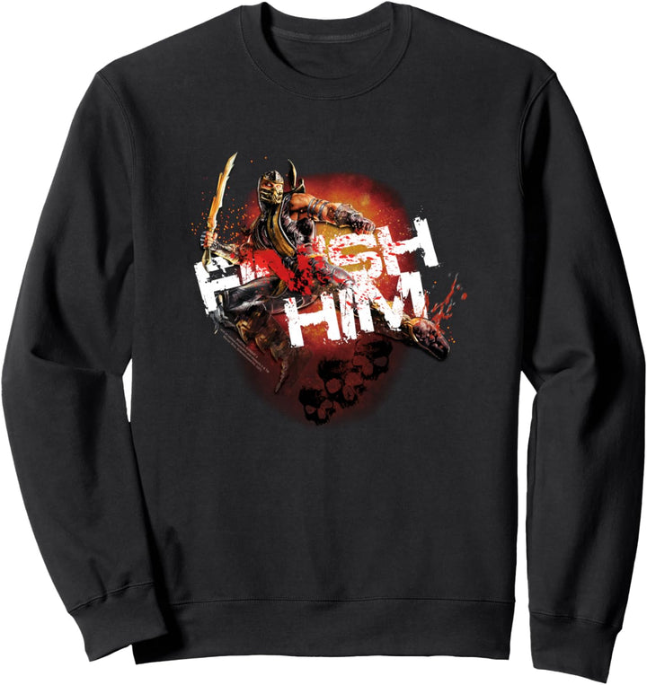Mortal Kombat 9 Finish Him Sweatshirt