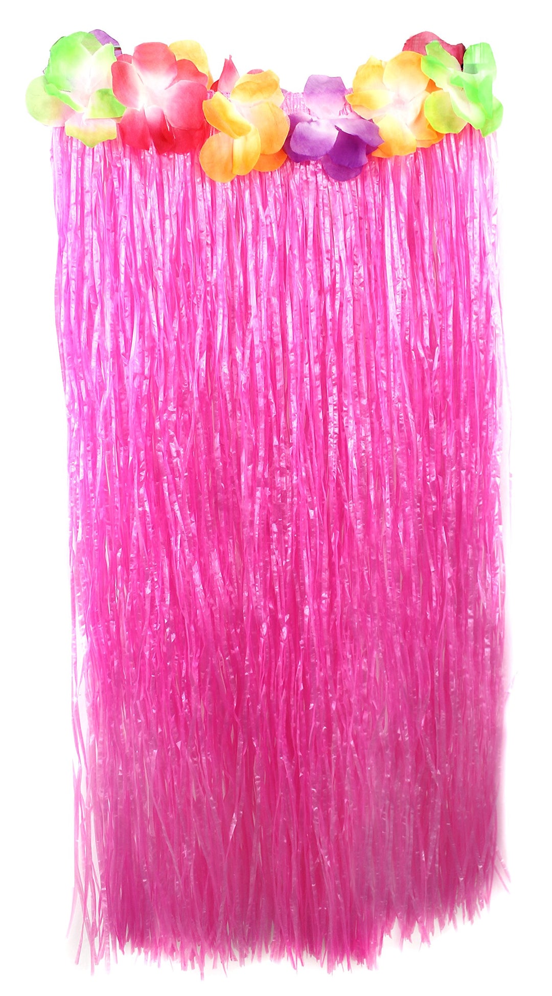 I LOVE FANCY DRESS LTD 80cm Langer BASTROCK Hula Hawaii MIT Blumen Rand Strand VERKLEIDUNG Pool Part