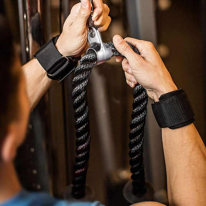 LAPONO Nylon Trizepsseil, Kraftstation Trizeps Seil Pull Down Gedrehtes Seil Trizepstau zum Herunter