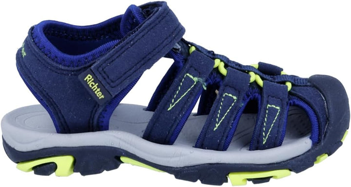 Richter Kinderschuhe Jungen Boulder Sandale, 28 EU Nautical Blue Apple