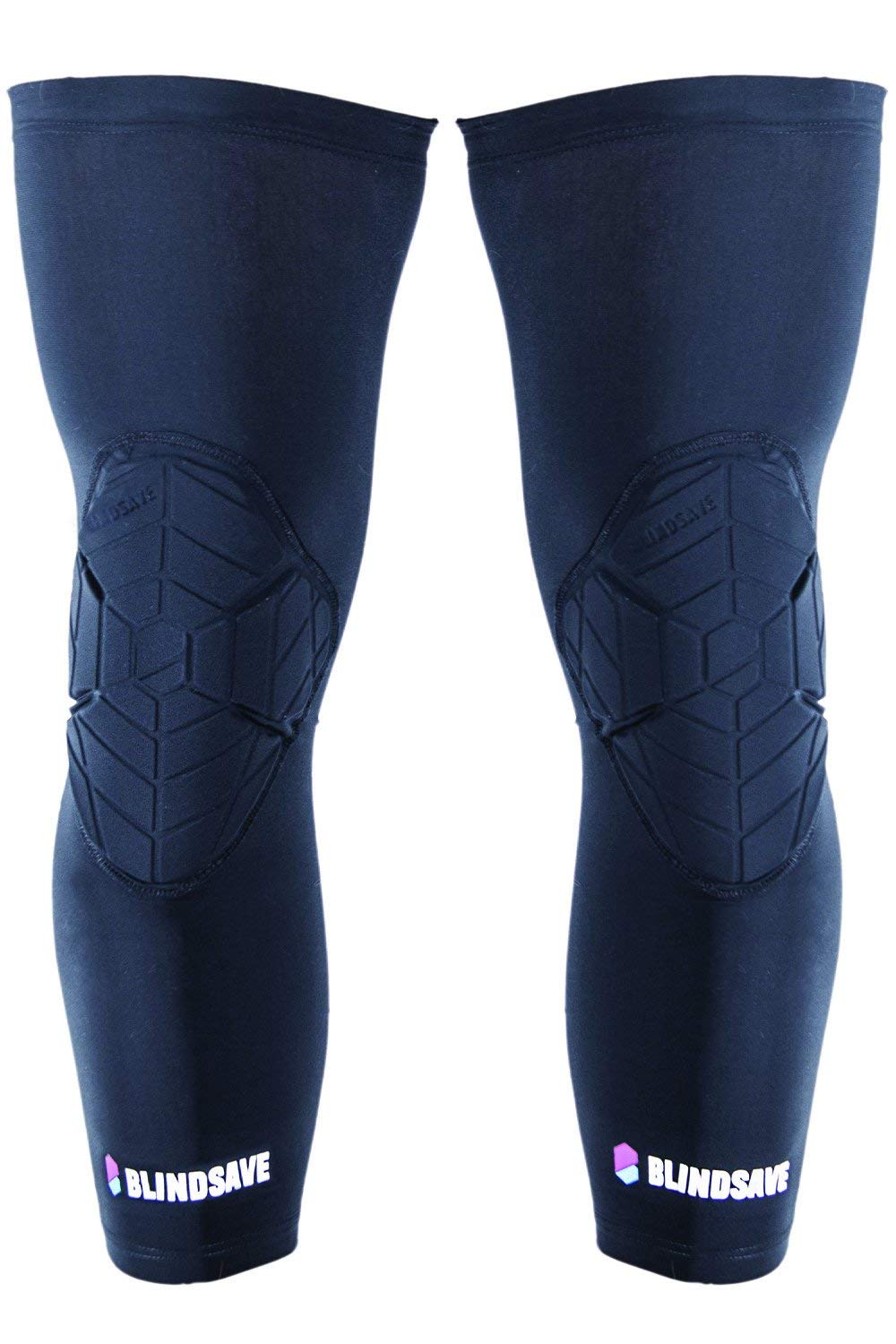 BLINDSAVE Knee Pads; Knie Sleeves, 1 Paar - schwarz Gr. S Schwarz Grösse S, Schwarz Grösse S