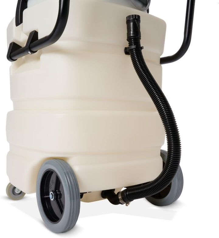 HEMMDAL Industriestaubsauger | 3.000 W | 90 Liter Fassungsvermögen | Nass-Trocken-Sauger mit 3 einze