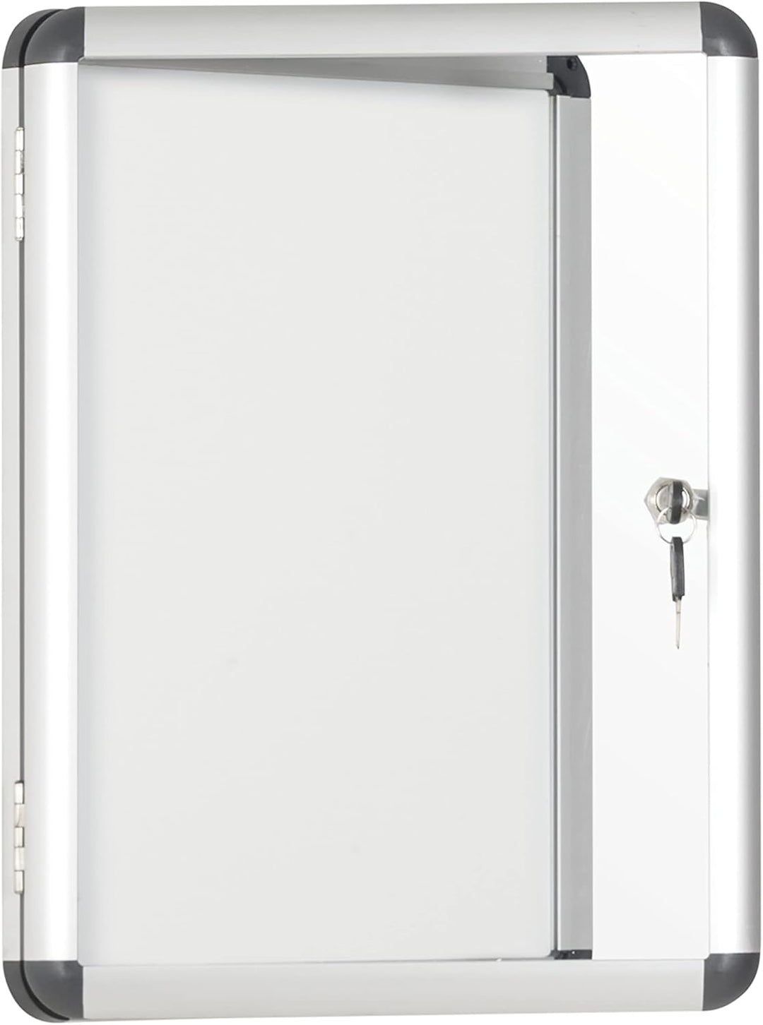 Bi-Office Schaukasten Vitrine "Enclore", Whiteboard, Mangetische Innenfläche, geeignet für 2 x DIN A