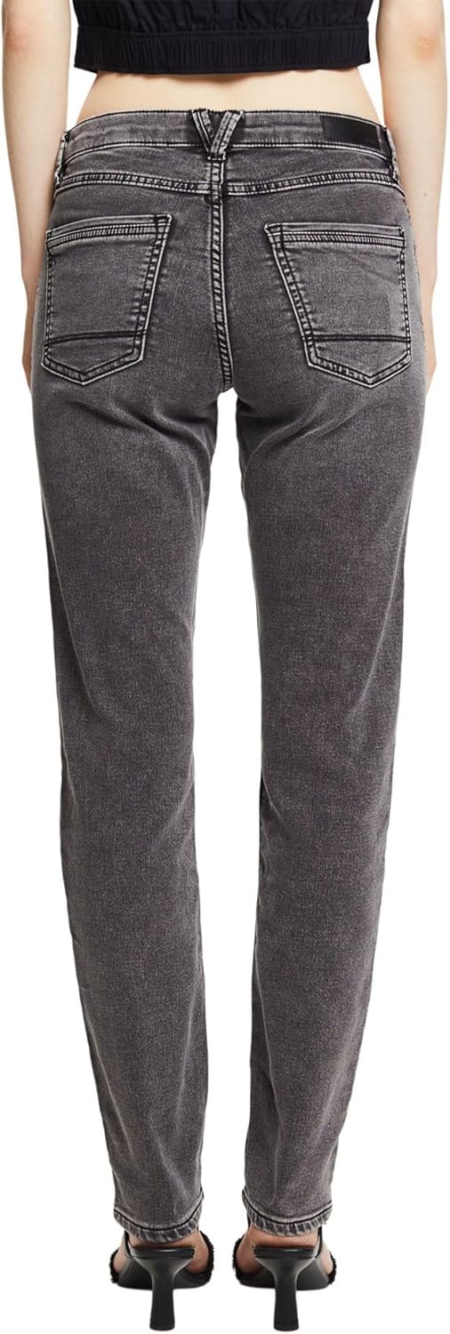 ESPRIT Damen Jeans 26W / 32L 912/Black Medium Wash, 26W / 32L 912/Black Medium Wash