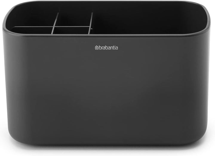 Brabantia Renew Collection Badezimmer-Caddy, Kunststoff, Dunkelgrau, Einheitsgrösse, Dunkelgrau