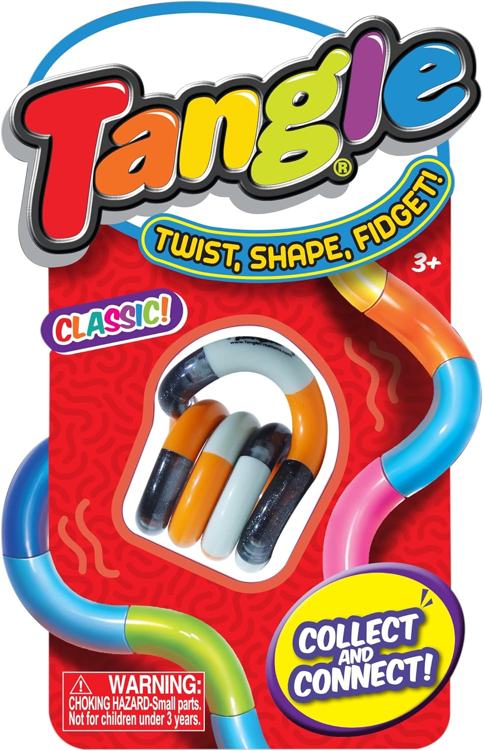Tangle Jr. Classic Fidget Toy, Sortiert