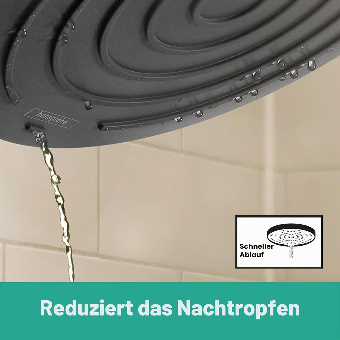 hansgrohe wassersparende Kopfbrause Pulsify S, Sparduschkopf (EcoSmart), Brausekopf 260mm, Duschkopf