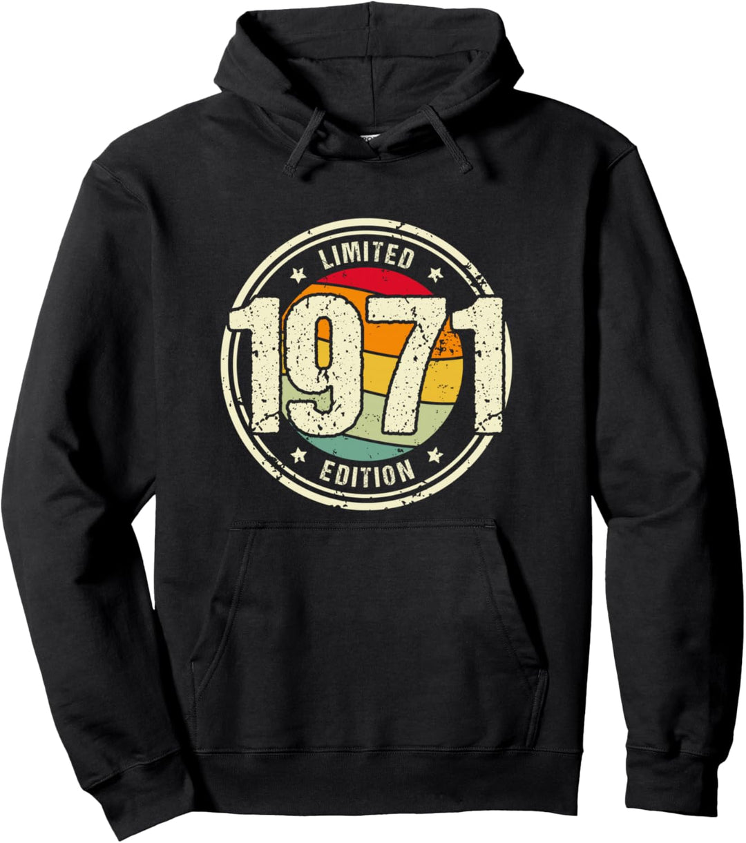 Retro 53 Jahre Jahrgang 1971 Limited Edition 53. Geburtstag Pullover Hoodie
