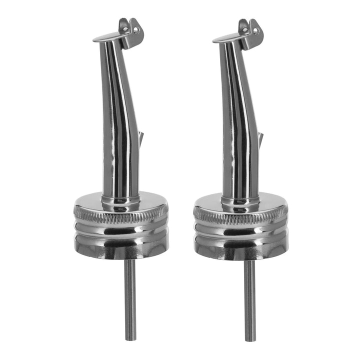 Westmark 2 Spirituosen-/Öl-Ausgiesser für Flaschen mit Schraubgewinde, Ø 31,5 mm, mit Kläppchen, mit