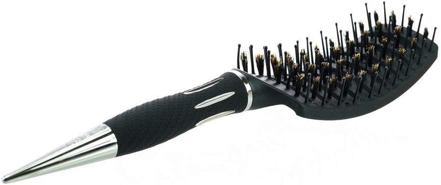 Kent 100% Boar Bristle Curved Nylon Brush - KS02 by Unknown