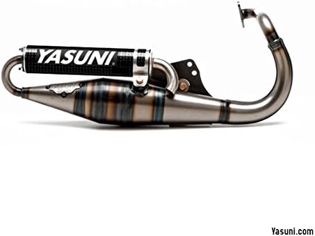 Auspuff Yasuni Scooter Z Carbon für Peugeot stehend