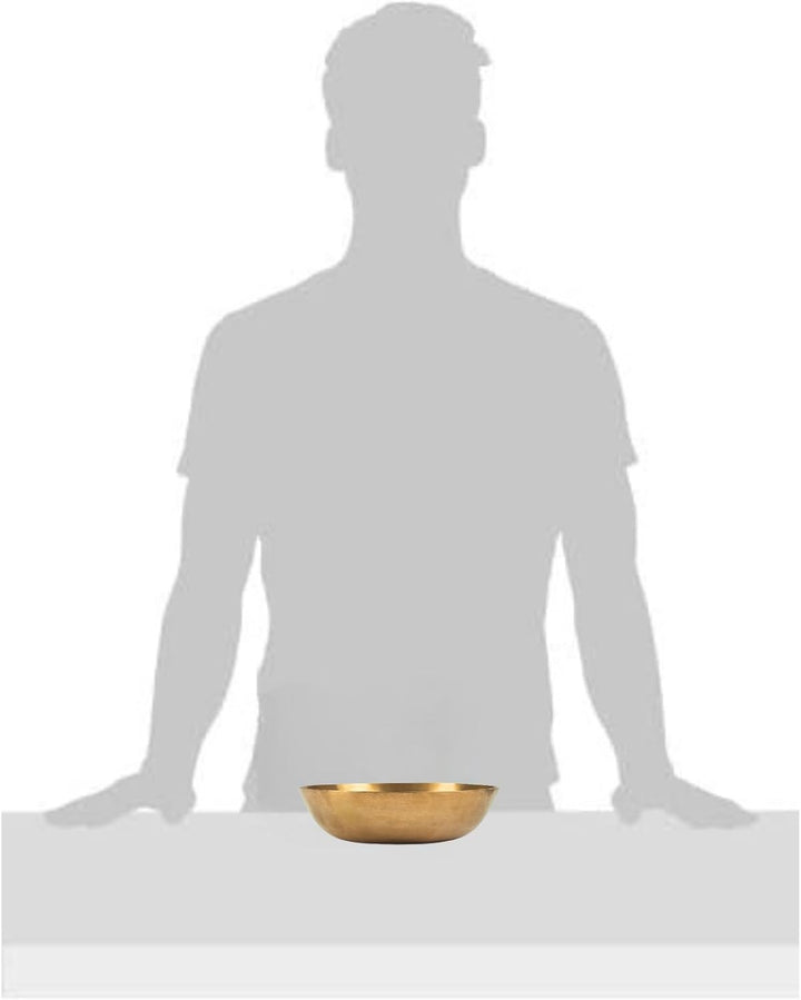 Peter Hess Therapieklangschale Kopfschale (14 cm, 250 g) mit hochwertigem Buchenholzschlägel und Fil