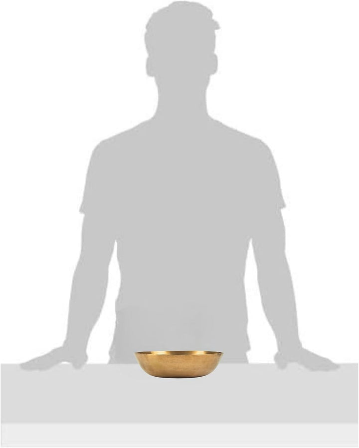 Peter Hess Therapieklangschale Kopfschale (14 cm, 250 g) mit hochwertigem Buchenholzschlägel, Filzun