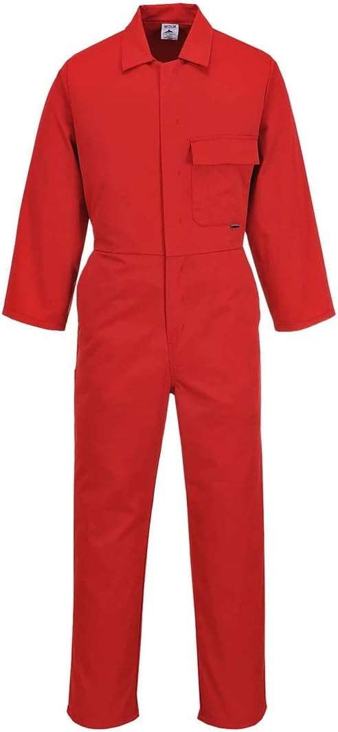 Standard Arbeitsoverall - Elastische Rücken Taille - Overall Grössen: S - 5XL - Large, Marineblau L