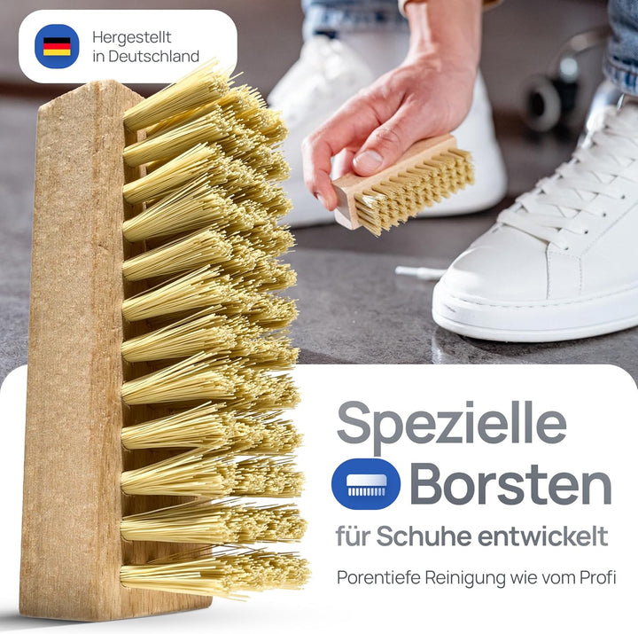 PRAXS® Sneaker Reiniger Set – Schuhreiniger & Sneaker Cleaner für Wildleder, Nubuk, Suede & Stoff –