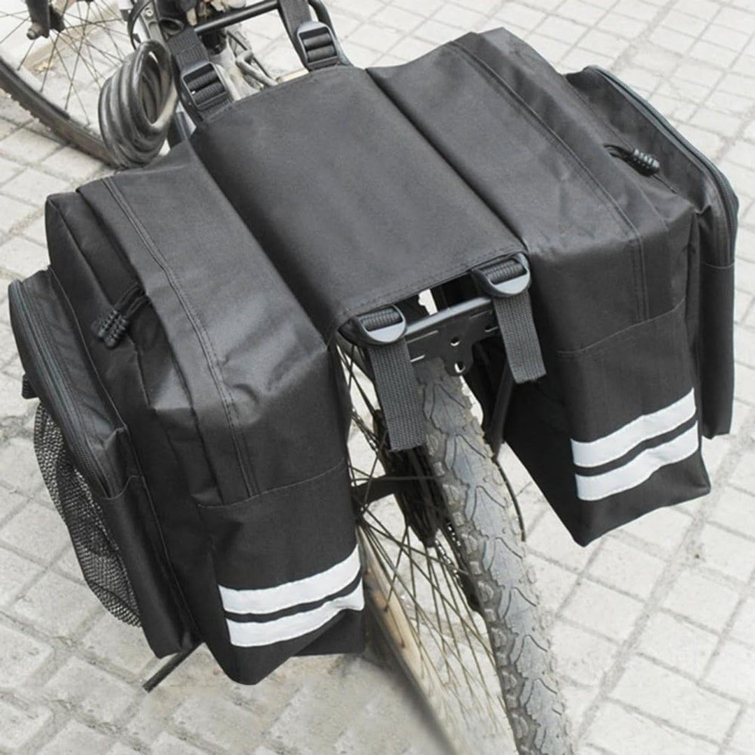 Packtaschen Fahrrad, Fahrradtasche Gepäckträger, Satteltaschen für Fahrrad Gepäckträger, Pannier Rac