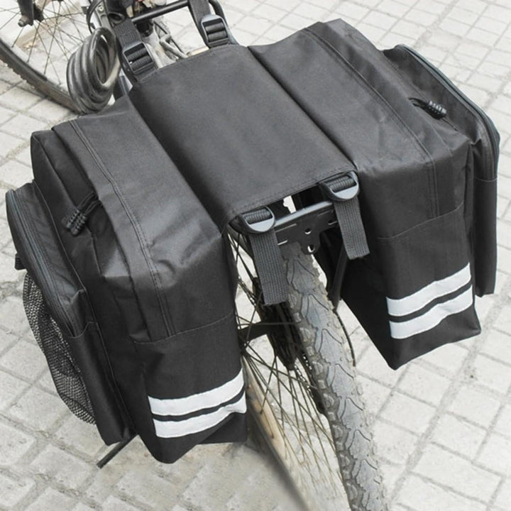 Packtaschen Fahrrad, Fahrradtasche Gepäckträger, Satteltaschen für Fahrrad Gepäckträger, Pannier Rac