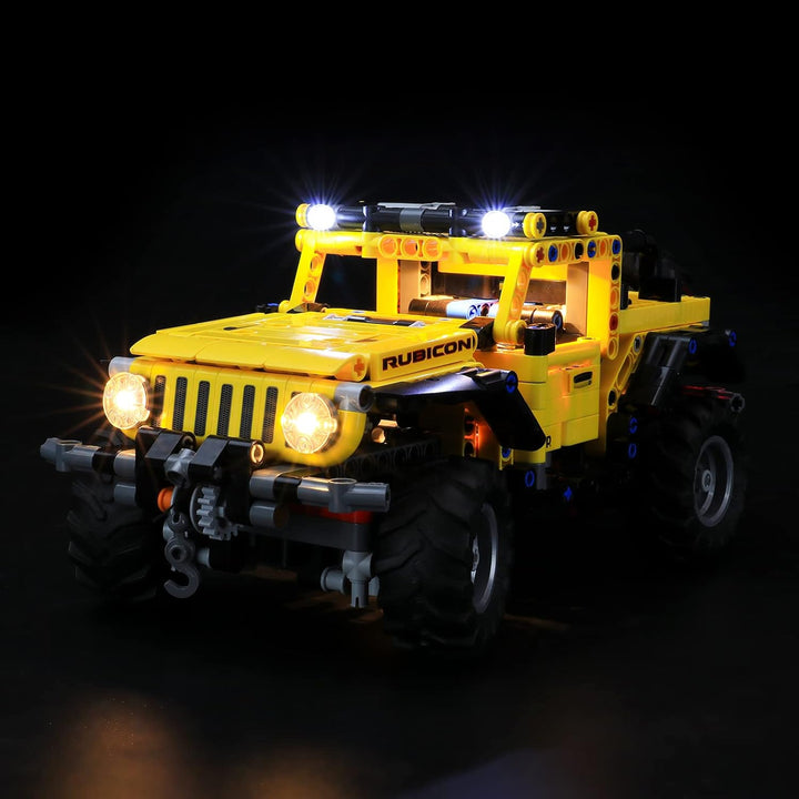 BRIKSMAX Led Beleuchtungsset für Lego Technic Jeep Wrangler - Compatible with Lego 42122 Bausteinen